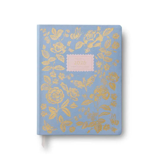 2025 English Rose 12-Month Planner