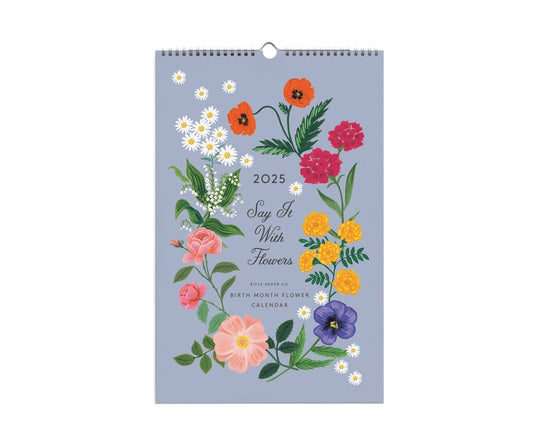 2025 Wall Calendar - Say it with Flowers