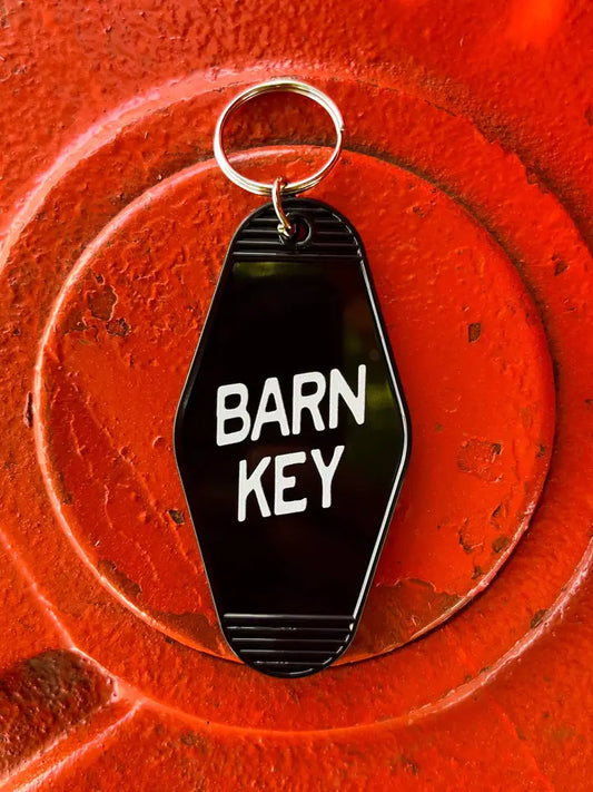 Barn Key Keychain