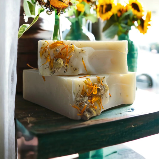 Dirty Shirk's Sunflower Calendula Tallow Bar Soap