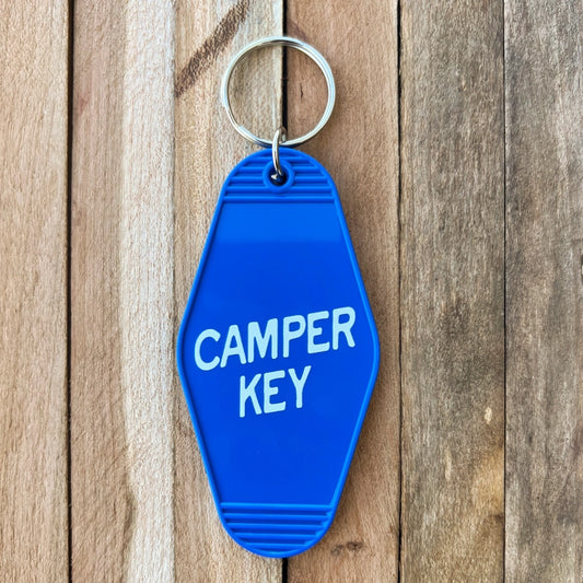 Graphic Keychain: Camper Key