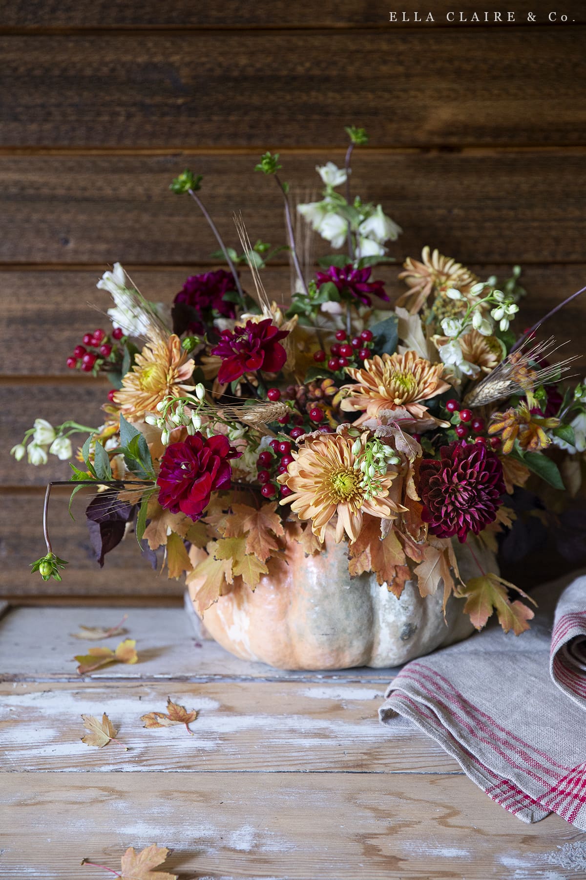Workshop 11/26/24 - Thanksgiving Pumpkin Centerpiece