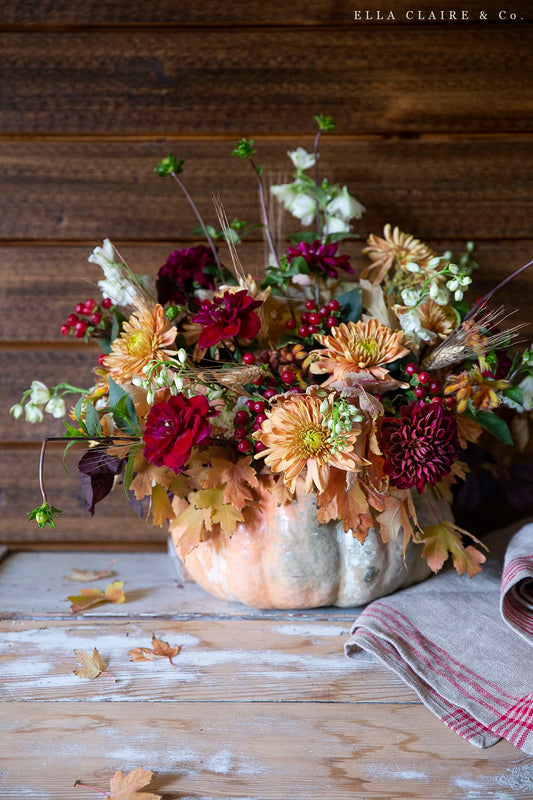 Workshop 11/26/24 - Thanksgiving Pumpkin Centerpiece